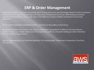 ERP and Order Management Services