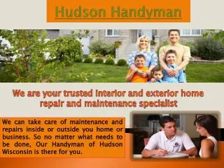 Handyman in Hudson WI