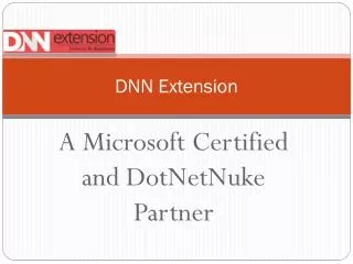 DNN Extension - All you need to Know