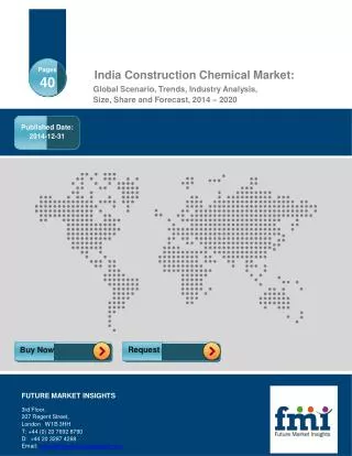 India Construction Chemical Market Analysis & Opportunity As
