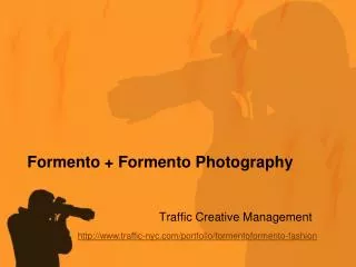 Formento and Formento Photography Portfolio by Traffic Creat
