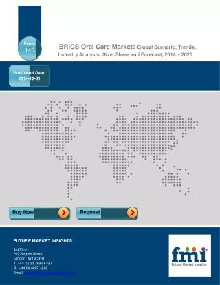 BRICS Oral Care Market Analysis & Opportunity Assessment, 20