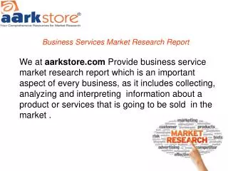 Business services market research