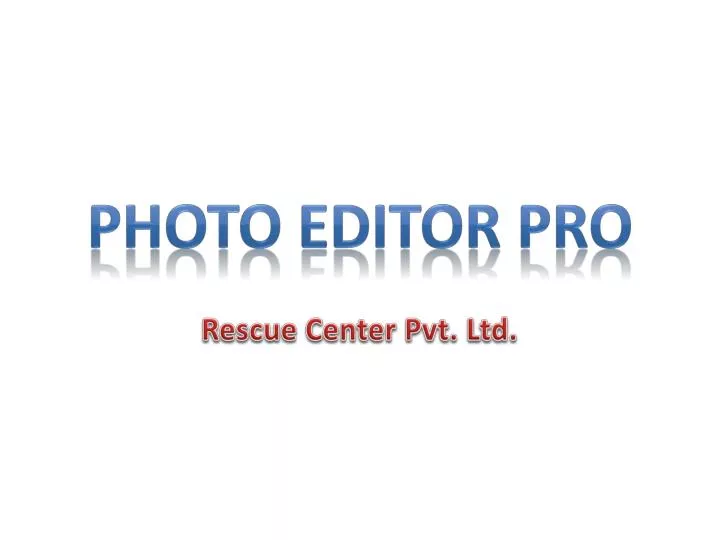 photo editor pro