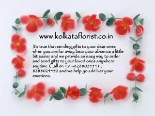 Send Flowers To Kolkata
