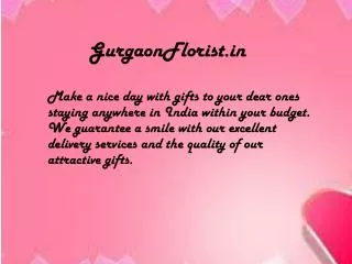 Send Flowers To Gurgaon