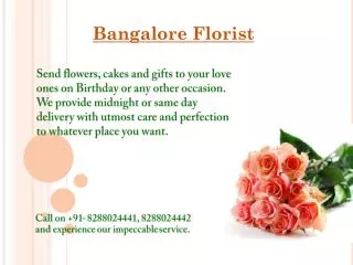 Bangalore Florist