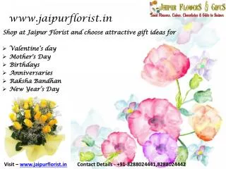 Send Flowers to Jaipur