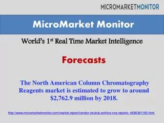The North American Column Chromatography Reagents market is