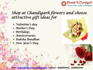 Send Flowers to Chandigarh
