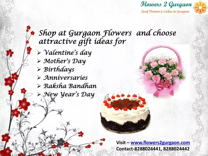 shop at gurgaon flowers and choose attractive gift ideas for