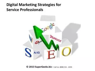 Digital Marketing Strategies for Service Professionals