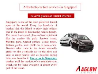 Affordable car hire services in Singapore