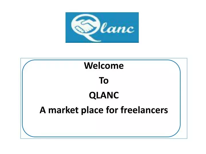 welcome to qlanc a market place for freelancers