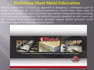 Perfection Sheet Metal Fabrication