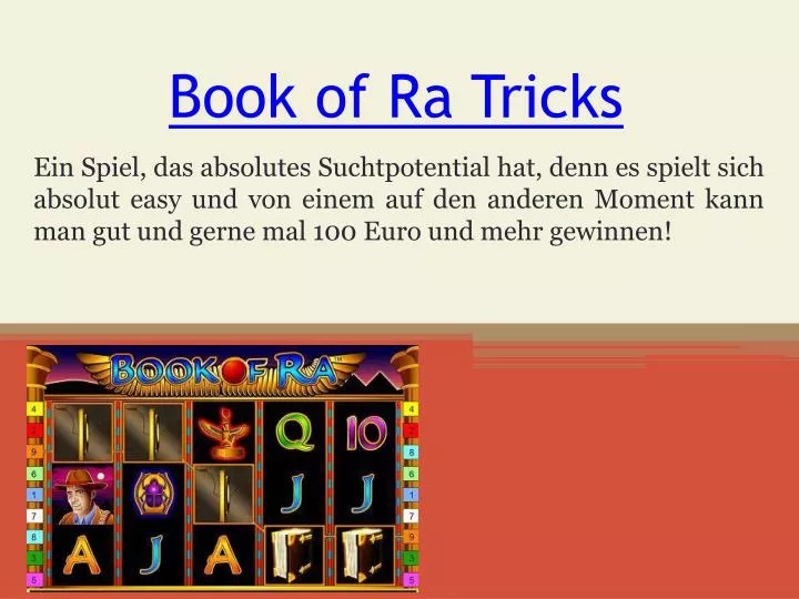 book of ra tricks