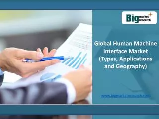 Global Human Machine Interface Market Size,Share 2020