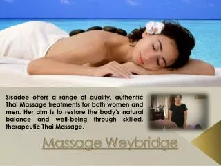 Weybridge Massage Services