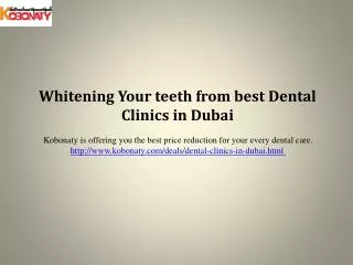 Dental Clinics In dubai