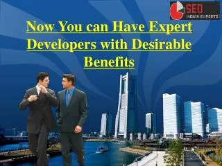 Now You can Have Expert Developers with Desirable Benefits