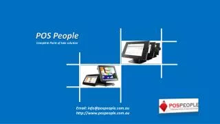 Retail Point of Sale software by POS PEOPLE
