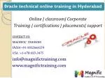 Oracle apps technical online training - slide 1