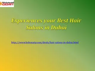 Hair Salons in Dubai