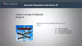 Arcana Insurance Services, LP