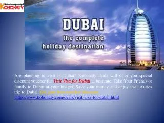 Visit Visa for Dubai
