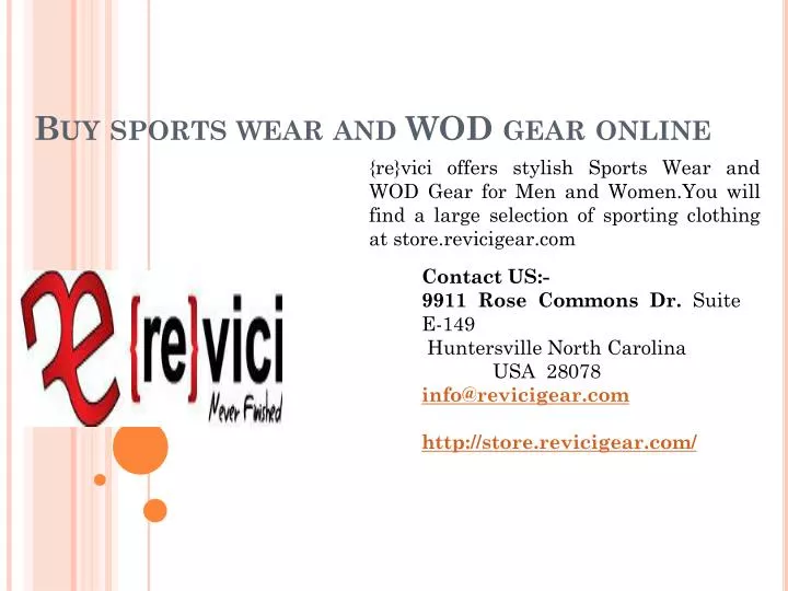 buy sports wear and wod gear online