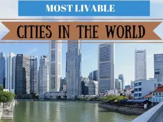 MOST LIVABLE CITIES IN THE WORLD