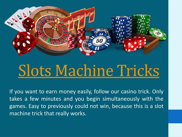 slots machine tricks