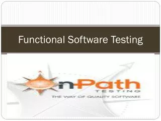 Functional Software Testing