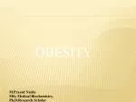 OBESITY - slide 1