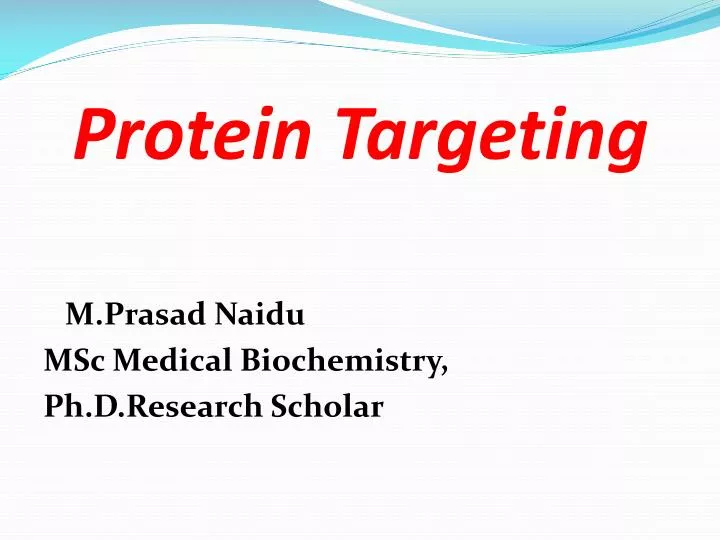 protein targeting