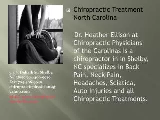 Sciatica Chiropractic Treatment in North Carolina