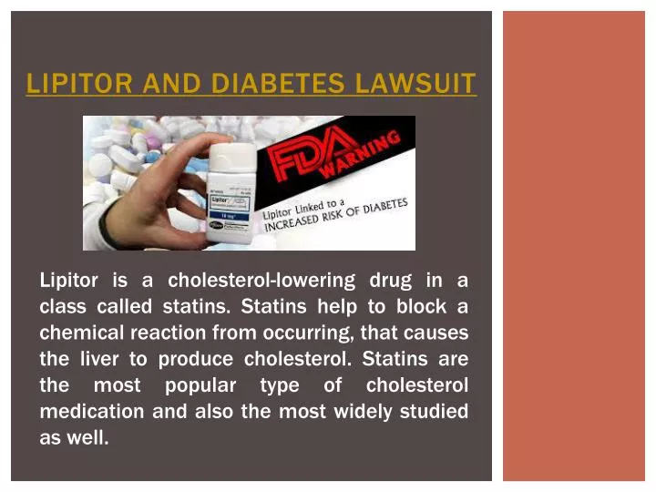 lipitor and diabetes lawsuit