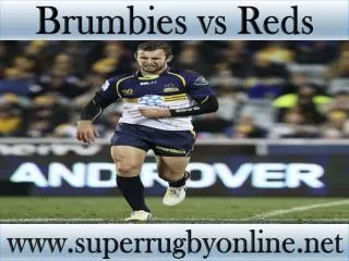 live Brumbies vs Reds stream online