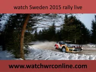 watch wrc Sweden rally live stream