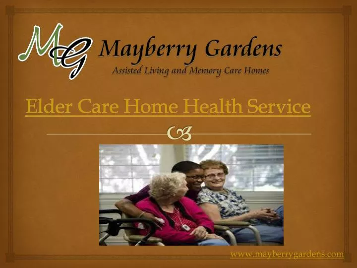 elder care home health service