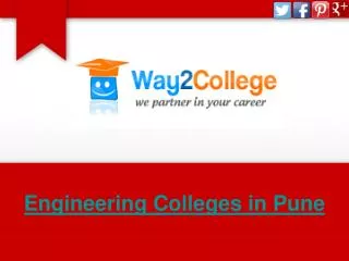 Engineering Colleges in Pune- Way2College