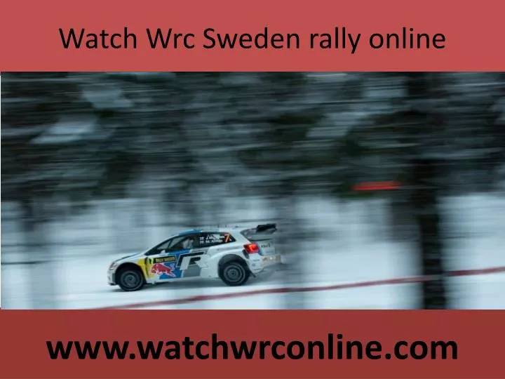 watch wrc sweden rally online