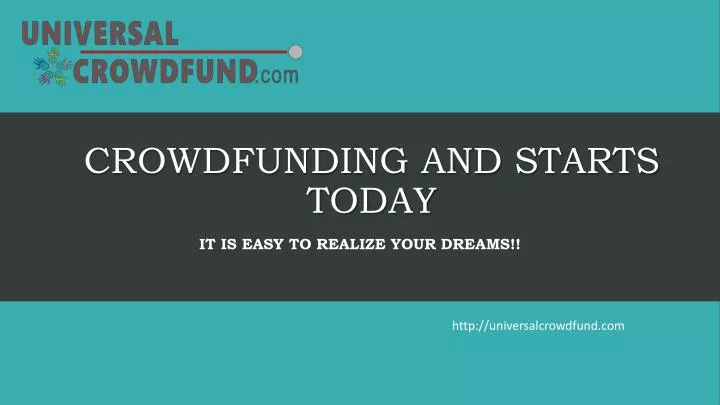 crowdfunding and starts today
