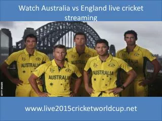 stream cricket Australia vs England