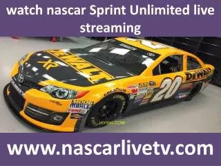 watch nascar Sprint Unlimited live streaming