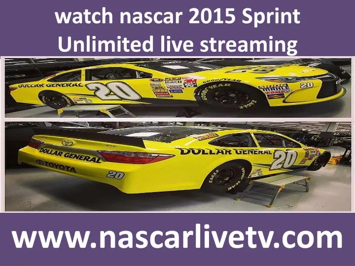 watch nascar 2015 sprint unlimited live streaming