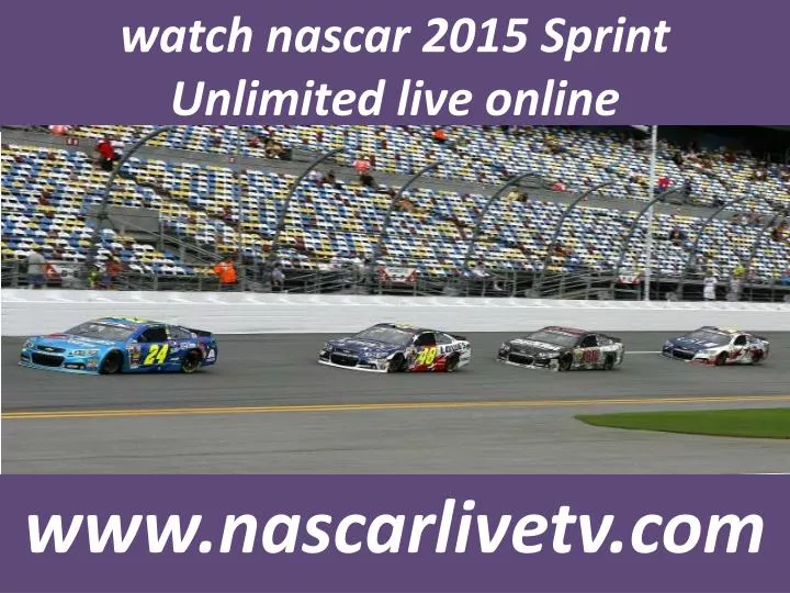 watch nascar 2015 sprint unlimited live online