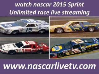 Live Nascar 2015 Sprint Unlimited Online