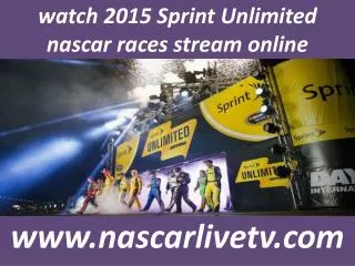 Online Nascar 2015 Sprint Unlimited Race
