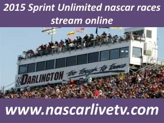 watch nascar Sprint Unlimited Racing live